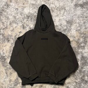 Fear of god Essentials dark green Hoodie